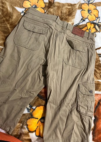 Kahverengi Kamuflaj Kemerli Erkek Şort - Görsel 3