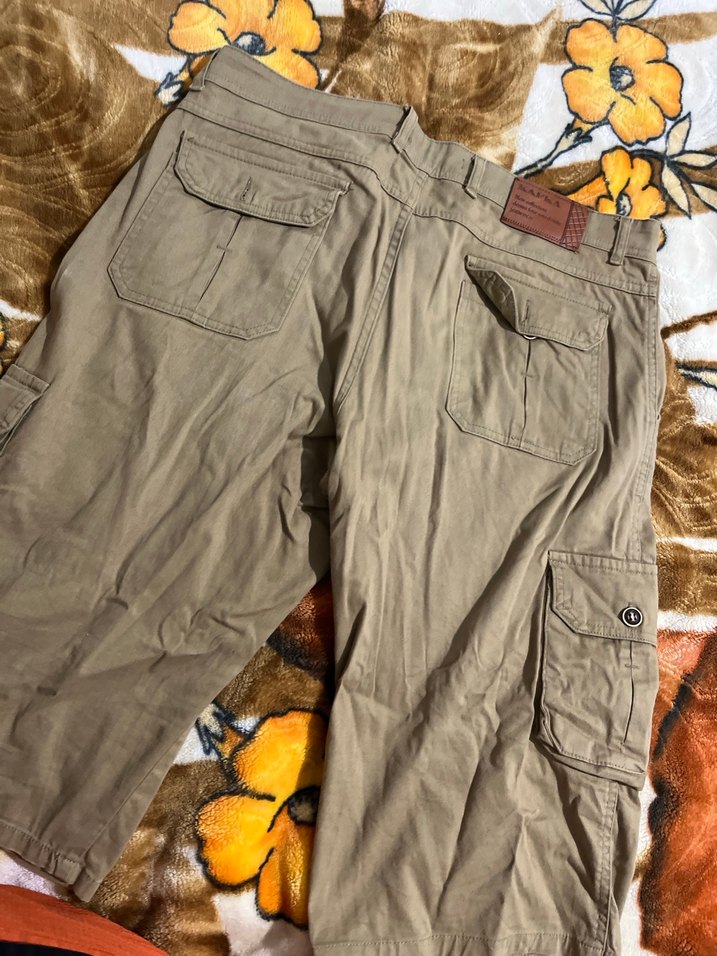 Kahverengi Kamuflaj Kemerli Erkek Şort - Görsel 3