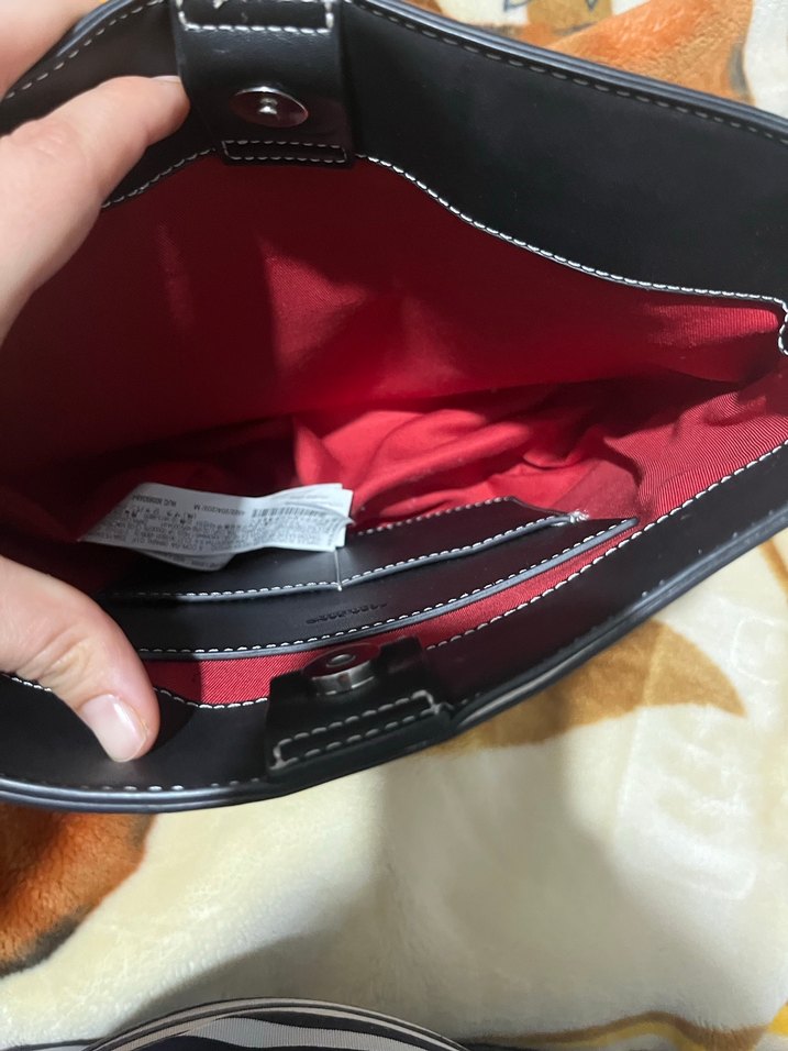 Tokalı Beyaz Deri Kadın Çanta - Görsel 4