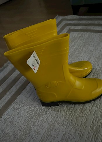 Sarı Erkek Lastik Dizüstü Çizme - Görsel 2