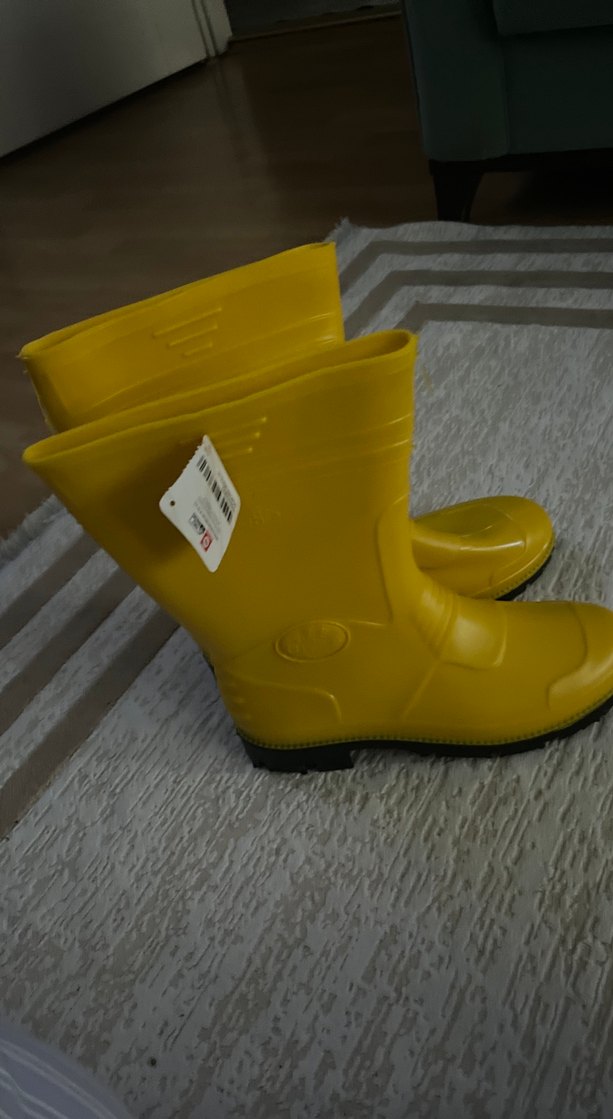 Sarı Erkek Lastik Dizüstü Çizme - Görsel 2