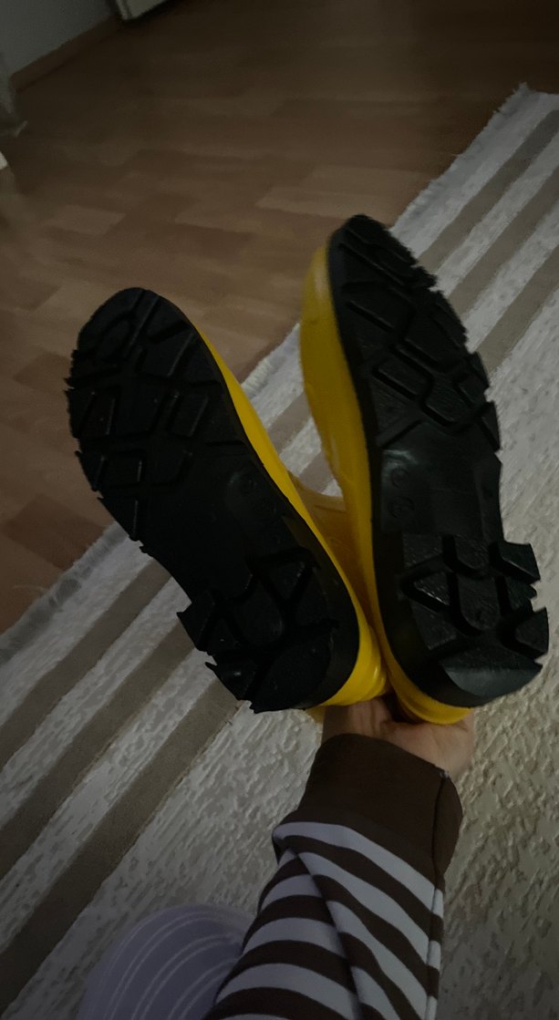 Sarı Erkek Lastik Dizüstü Çizme - Görsel 3