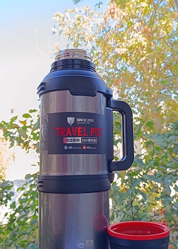 Gri Çocuk Termosu D.KADI 4000 ml - Görsel 3