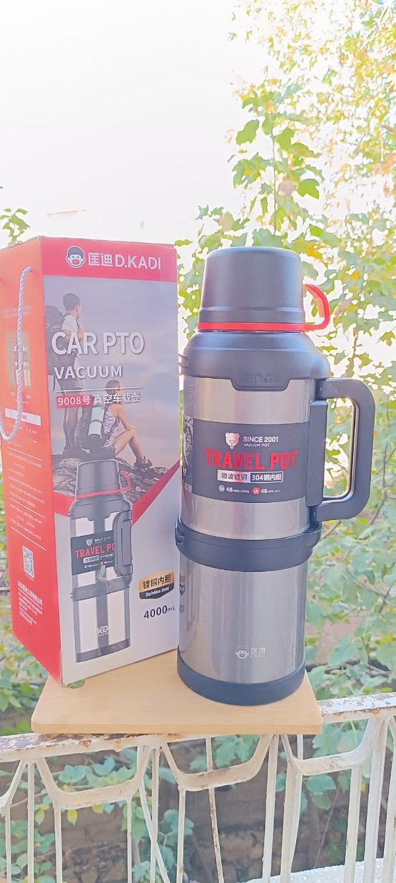 Gri Çocuk Termosu D.KADI 4000 ml - Görsel 2