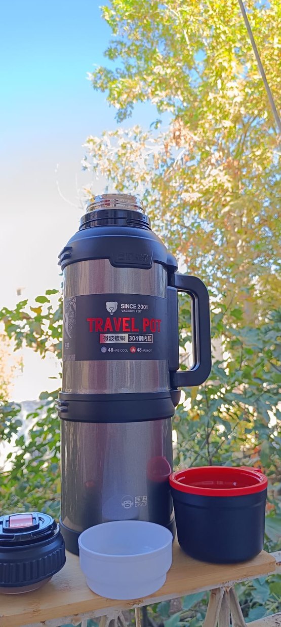 Gri Çocuk Termosu D.KADI 4000 ml - Görsel 3