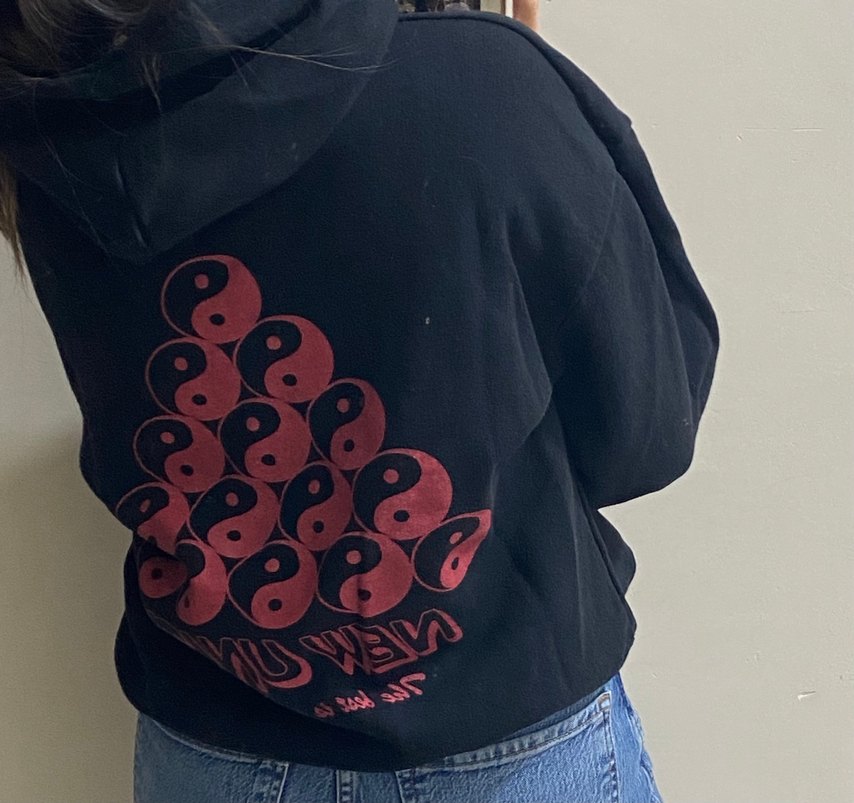 Siyah Oversize Sweatshirt - Görsel 3