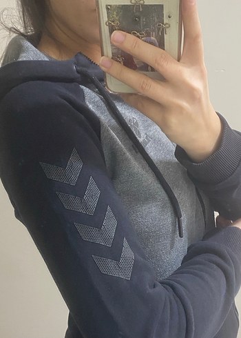 Gri Fermuarlı Atletik Kesim Fermuarlı Sweatshirt - Görsel 5