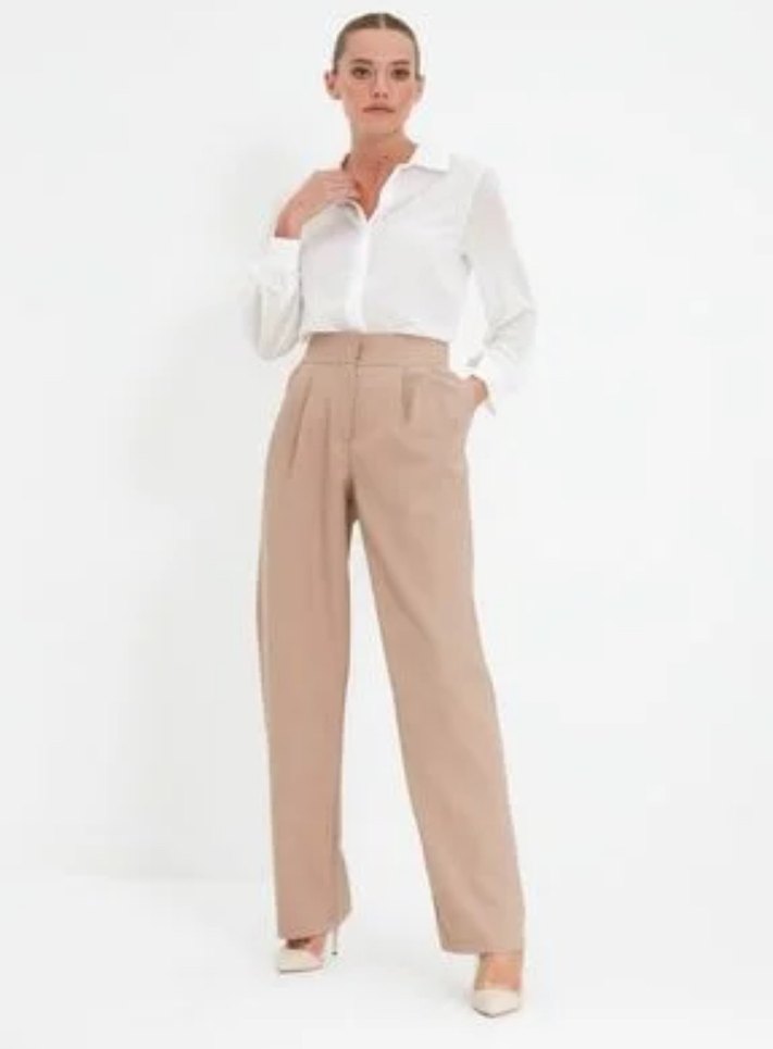 Vizon Kadın Kumaş Pantolon - Görsel 3