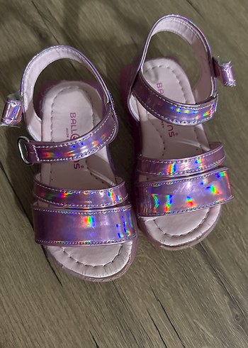 Kız Çocuk Mor Bağcıklı Sandalet - Görsel 2