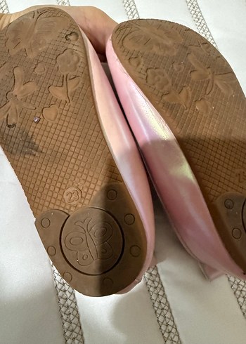 Pembe Kız Çocuk Tokalı Babet - Görsel 3