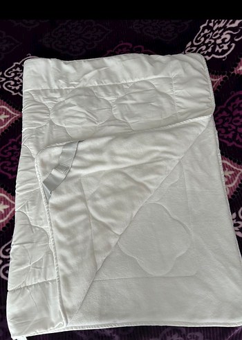 Beyaz Düz Yumuşak Bebek ve küçük çocuk battaniyesi - Görsel 2