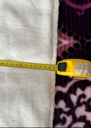 Beyaz Düz Yumuşak Bebek ve küçük çocuk battaniyesi - Görsel 3