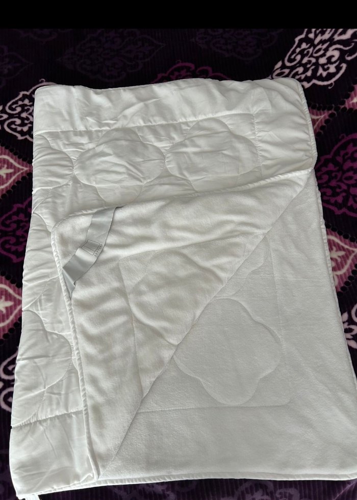 Beyaz Düz Yumuşak Bebek ve küçük çocuk battaniyesi - Görsel 2