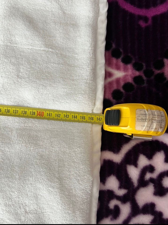 Beyaz Düz Yumuşak Bebek ve küçük çocuk battaniyesi - Görsel 3