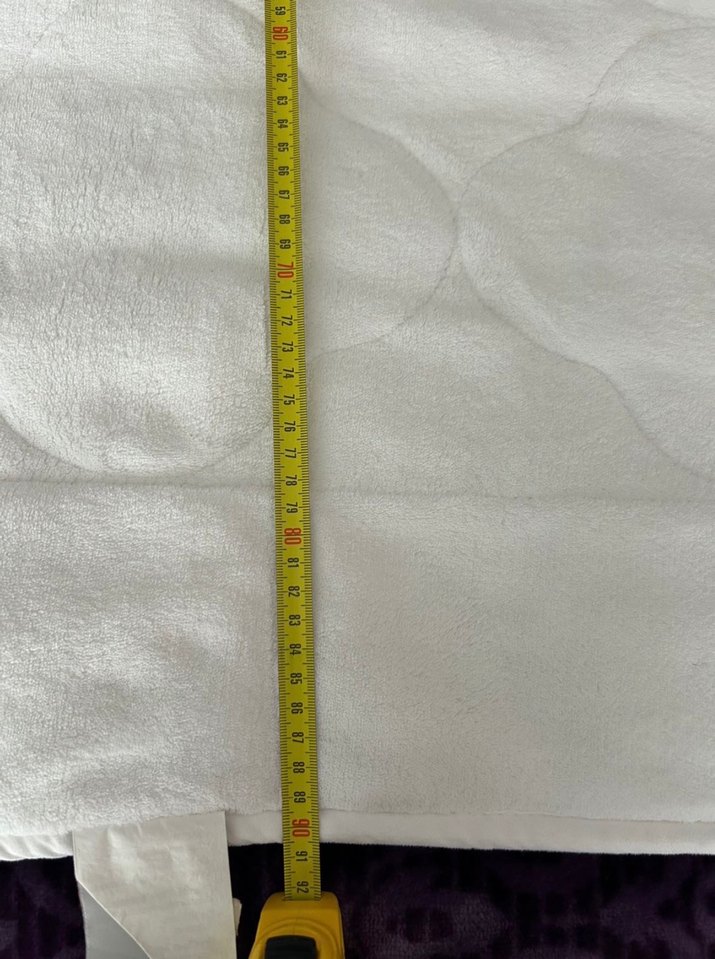 Beyaz Düz Yumuşak Bebek ve küçük çocuk battaniyesi - Görsel 4