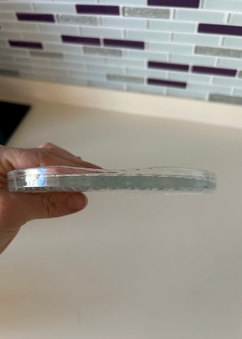 Vintage Desenli Cam Tabak Seti - 6 Adet - Görsel 4