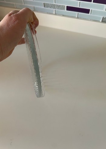 Vintage Desenli Cam Tabak Seti - 6 Adet - Görsel 6