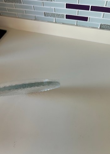 Vintage Desenli Cam Tabak Seti - 6 Adet - Görsel 5