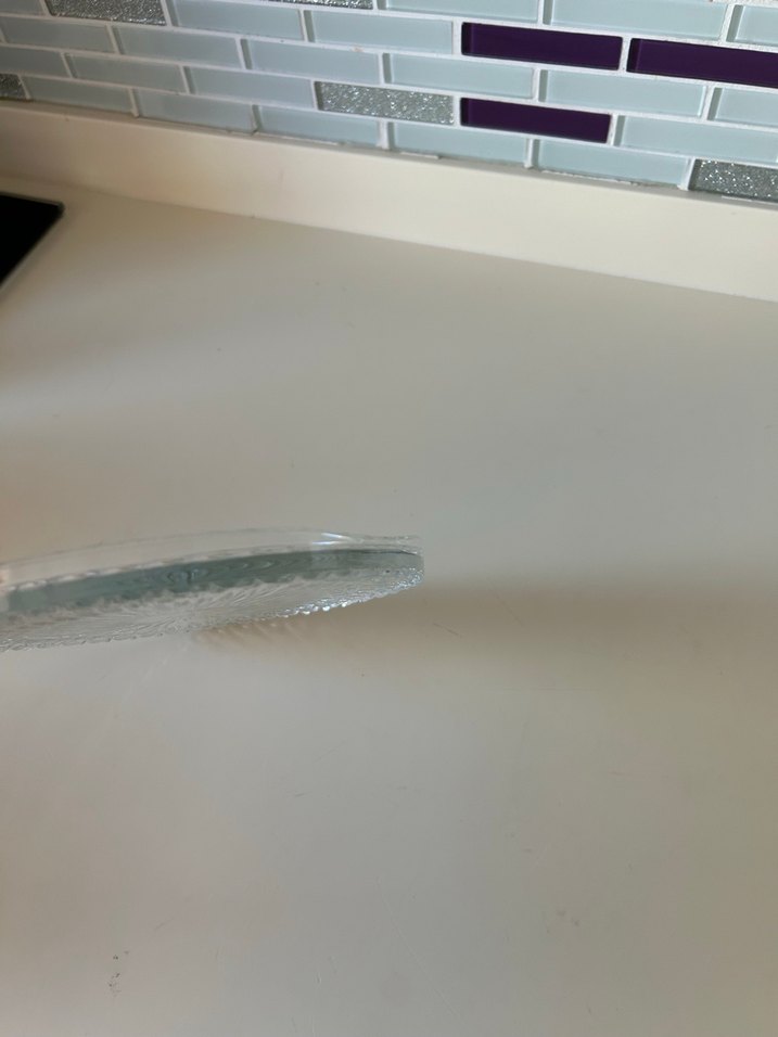 Vintage Desenli Cam Tabak Seti - 6 Adet - Görsel 5