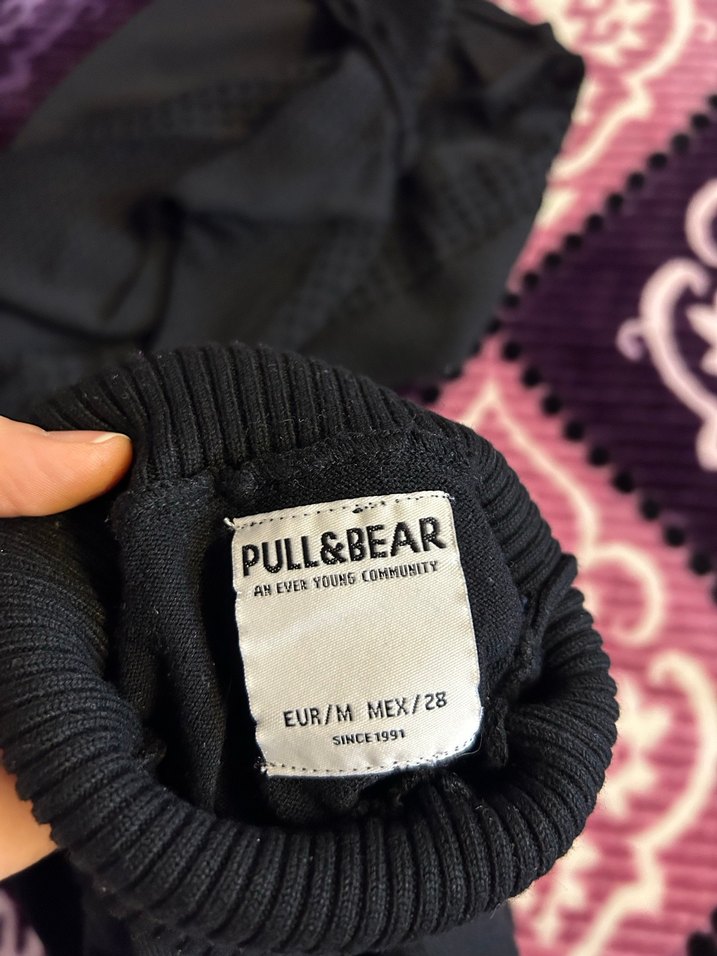 Siyah Boğazlı Kadın Triko Kazak - Görsel 2