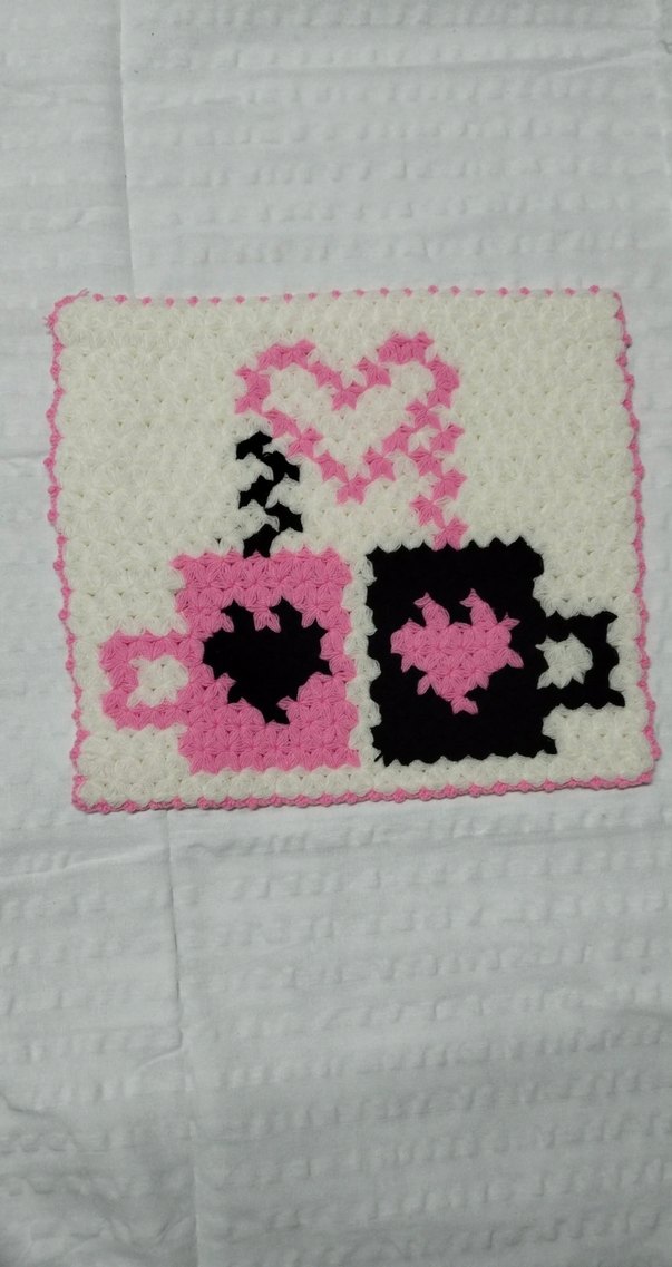 Pembe Detaylı El Örgüsü Banyo Süngeri Çeyizlik lif - Görsel 2