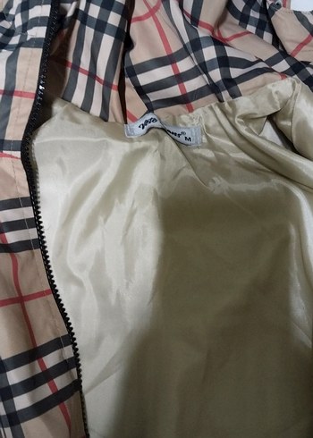 Kahverengi Kapüşonlu Belden Bağlamalı Kadın Yağmurluk - Görsel 5