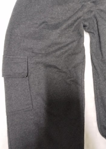 Gri Erkek Rahat Kesim Eşofman Altı - Görsel 4