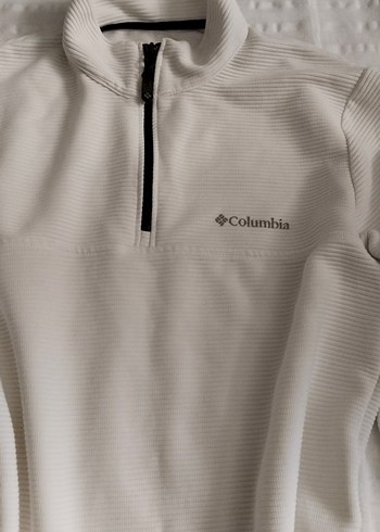 Columbia Beyaz Fermuarlı Sweatshirt - Görsel 4