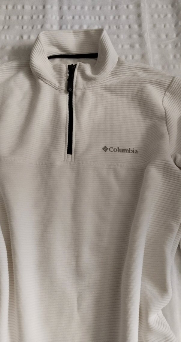 Columbia Beyaz Fermuarlı Sweatshirt - Görsel 4