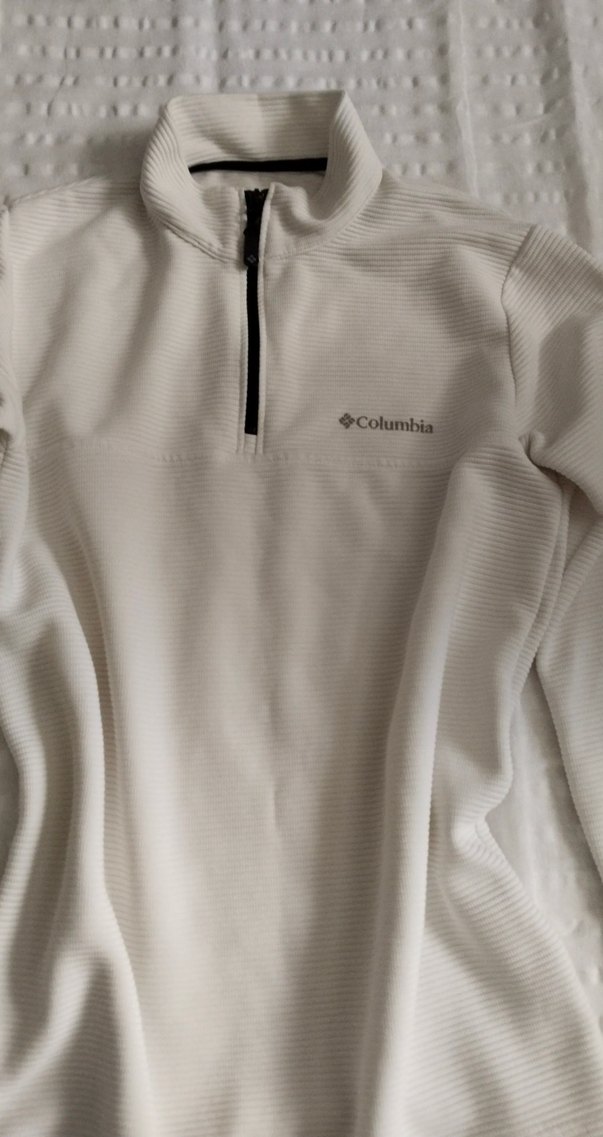 Columbia Beyaz Fermuarlı Sweatshirt - Görsel 3