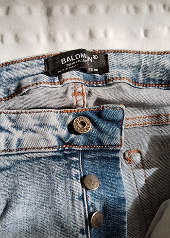 Gri Regular Fit Erkek Kot Pantolon - Görsel 5