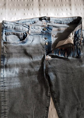 Gri Regular Fit Erkek Kot Pantolon - Görsel 4