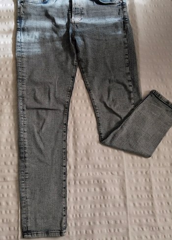 Gri Regular Fit Erkek Kot Pantolon - Görsel 2