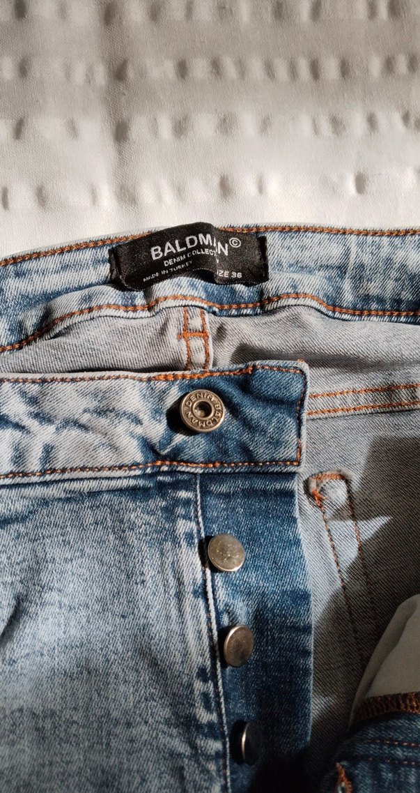 Gri Regular Fit Erkek Kot Pantolon - Görsel 5