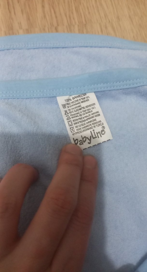 Renkli Nakışlı Mavi Çocuk havlusu - Görsel 4