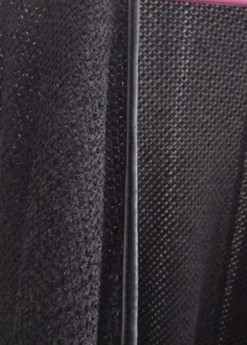 Siyah Örgü Kadın Hırka, Uzun Kollu, Salaş - Görsel 7