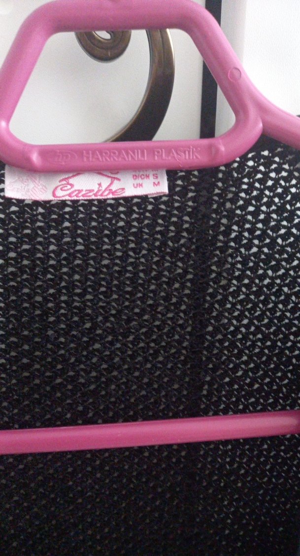 Siyah Örgü Kadın Hırka, Uzun Kollu, Salaş - Görsel 3