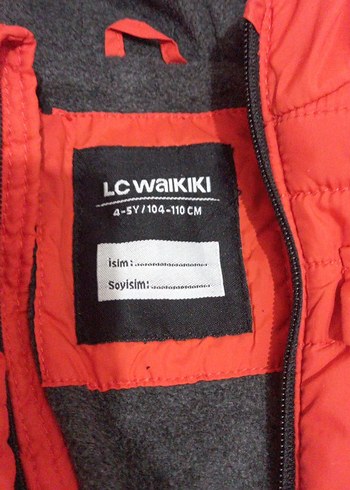 turuncu Erkek Çocuk Kapüşonlu Mont - Görsel 2