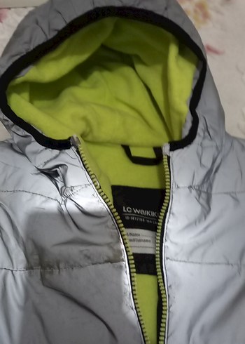 Kapüşonlu Fermuarlı Gri Erkek Çocuk Ceketi - Görsel 5