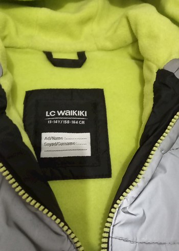 Kapüşonlu Fermuarlı Gri Erkek Çocuk Ceketi - Görsel 3