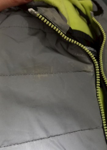 Kapüşonlu Fermuarlı Gri Erkek Çocuk Ceketi - Görsel 6