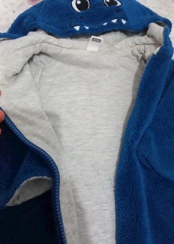 Mavi Kürklü Bebek Tulumu - Görsel 4