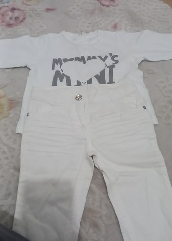 Kız Çocuk Beyaz Fırfırlı Sweatshirt - Görsel 8