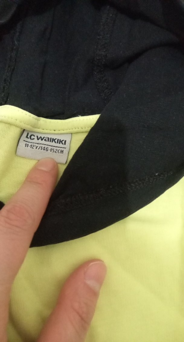 Sarı Kapüşonlu Sokak Stili Erkek Tişört - Görsel 2