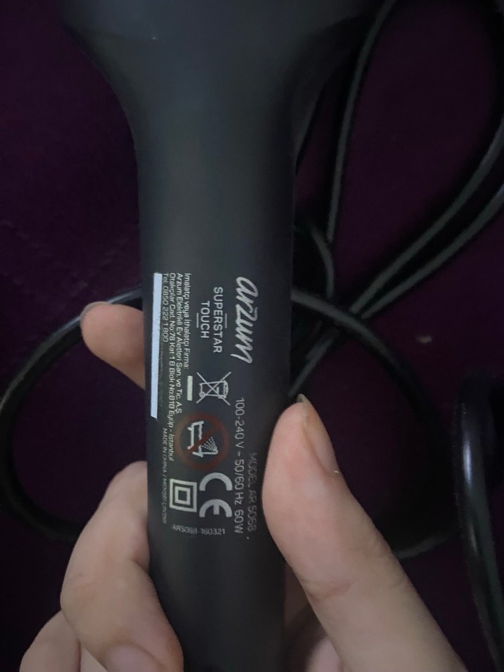 Kahverengi Saç Düzleştirici Fırça arzum - Görsel 3