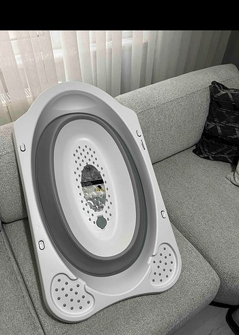 Kaymaz Tabanlı Gri Banyo küveti - Görsel 2