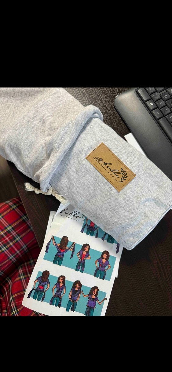 Gri Bebek Kanguru Sling - Görsel 3