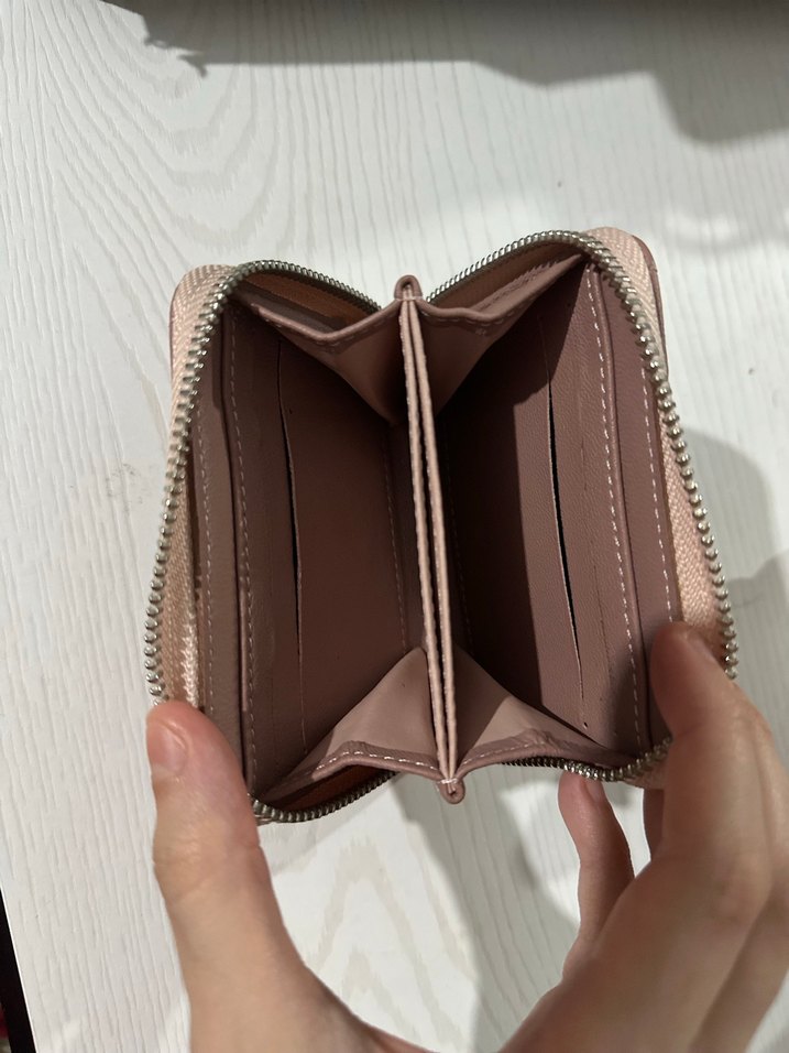 Deri Fermuarlı Kadın Cüzdan - Görsel 4