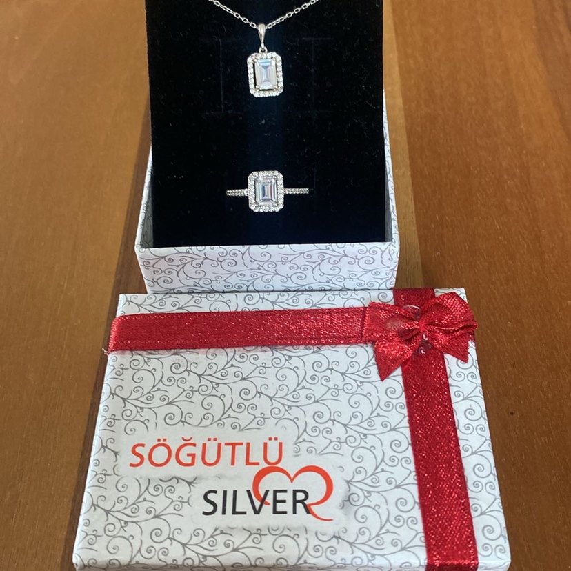 925 Söğütlü Silver Gümüş Kolye ve Yüzük — görsel 5/6