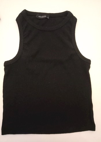 3 adet Siyah Yüksek Yakalı Basic Kadın Atlet - Görsel 4